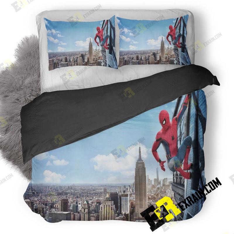 Spiderman Homecoming 3D Customized Duvet Cover Bedding Set