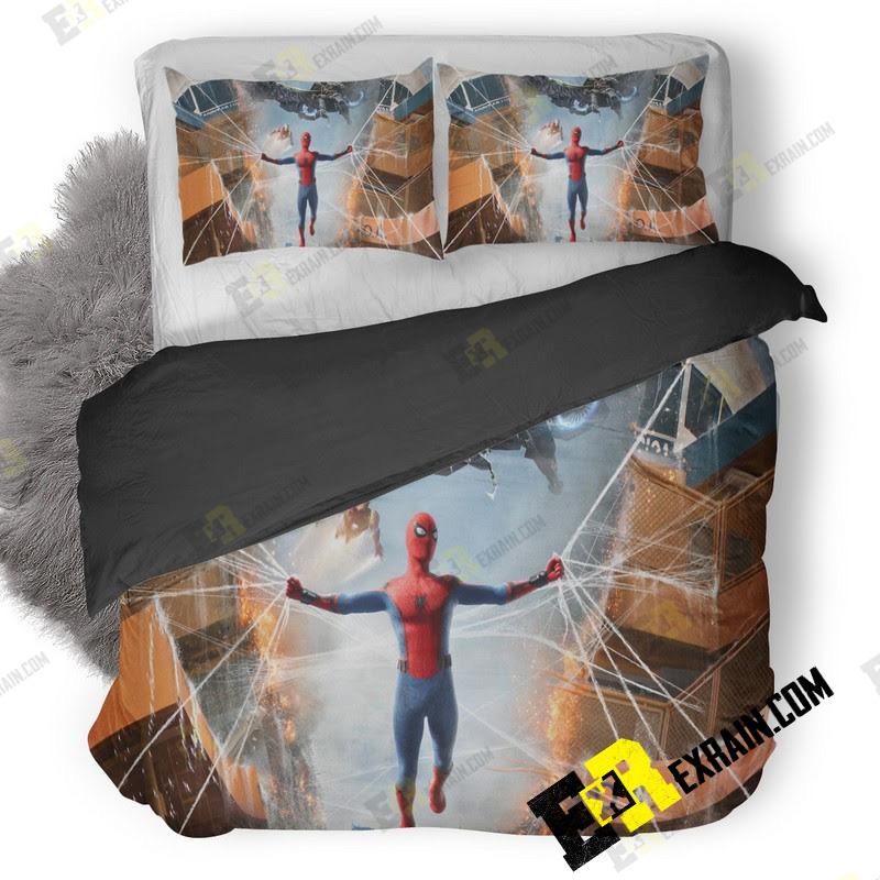 Spiderman Homecoming 5K Xd 3D Customized Duvet Cover Bedding Set