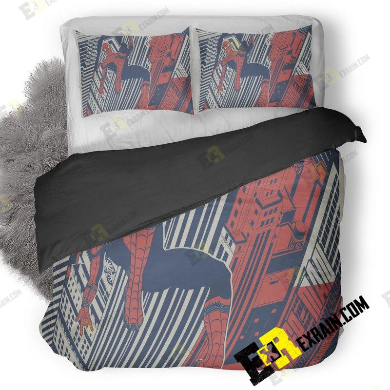 Spiderman Homecoming Artwork Hq 3D Customized Duvet Cover Bedding Set