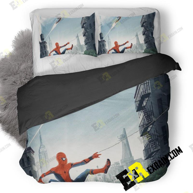 Spiderman Homecoming Artwork Poster B3 3D Customized Duvet Cover Bedding Set