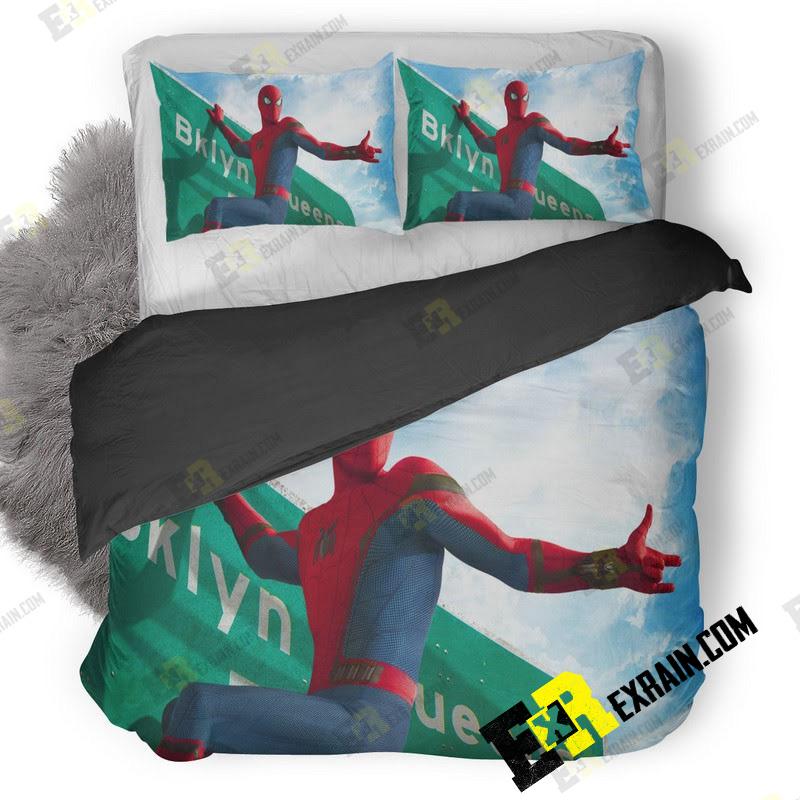 Spiderman Homecoming Hd Qhd 3D Customized Duvet Cover Bedding Set
