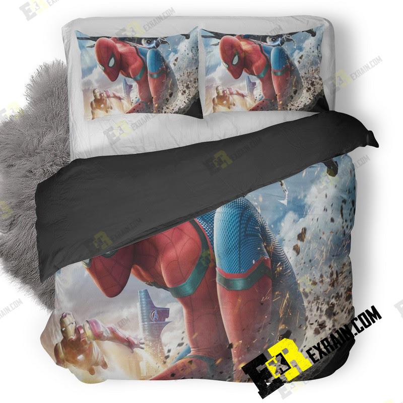 Spiderman Homecoming Movie Qj 3D Customized Duvet Cover Bedding Set