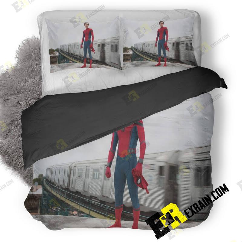 Spiderman Homecoming Tom Holland 3D Customized Duvet Cover Bedding Set