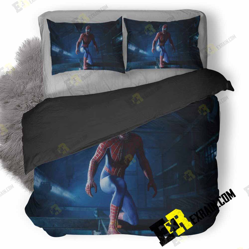 Spiderman In The Warehouse Xp 3D Customized Duvet Cover Bedding Set