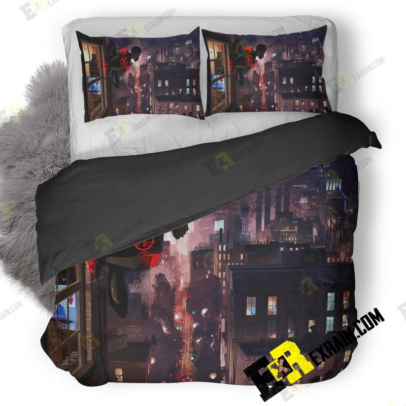 Spiderman Into The Spider Verse 10K Wc 3D Customized Duvet Cover Bedding Set