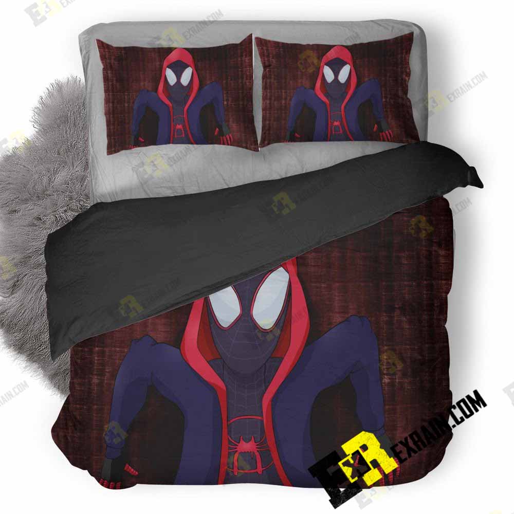 Spiderman Into The Spider Verse Comic Art I2 3D Customized Duvet Cover Bedding Set