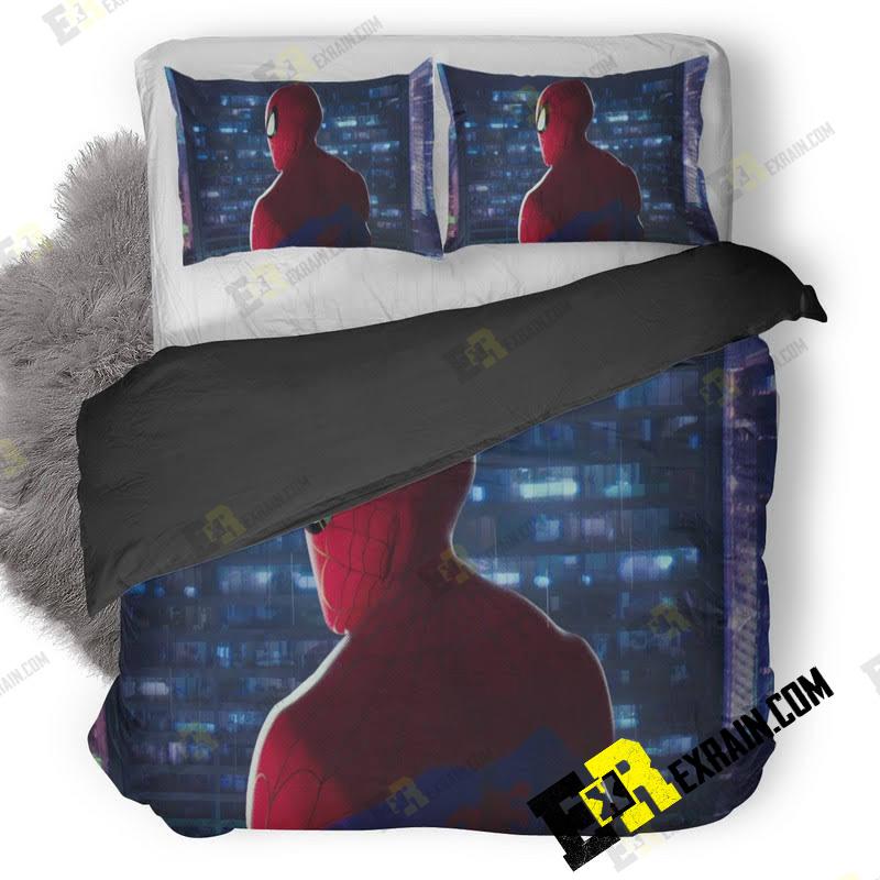 Spiderman Into The Spider Verse Movie 3D Customized Duvet Cover Bedding Set