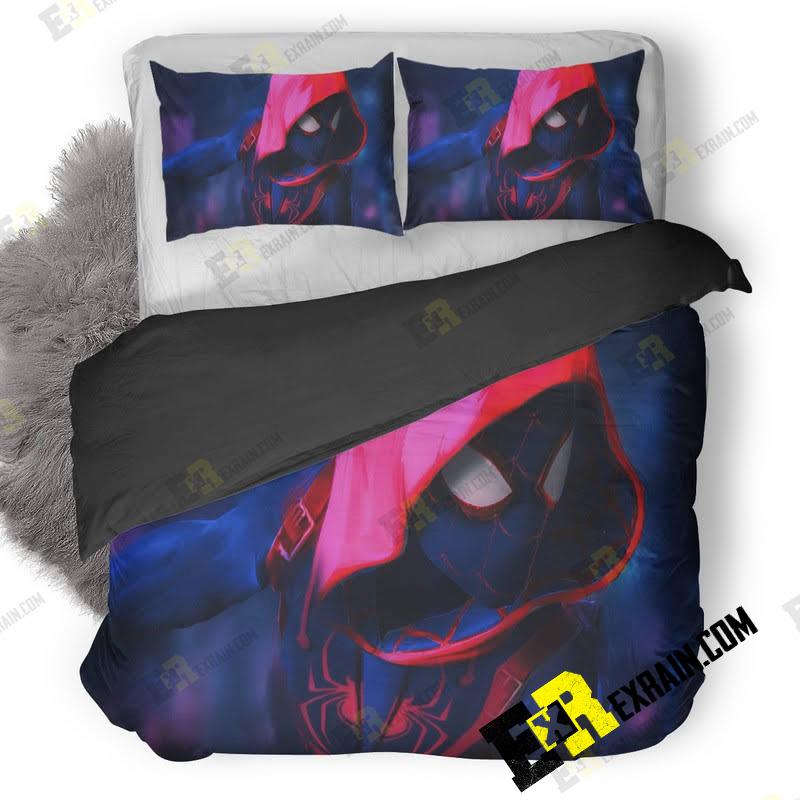 Spiderman Into The Spider Verse Movie 3D Customized Duvet Cover Bedding Set