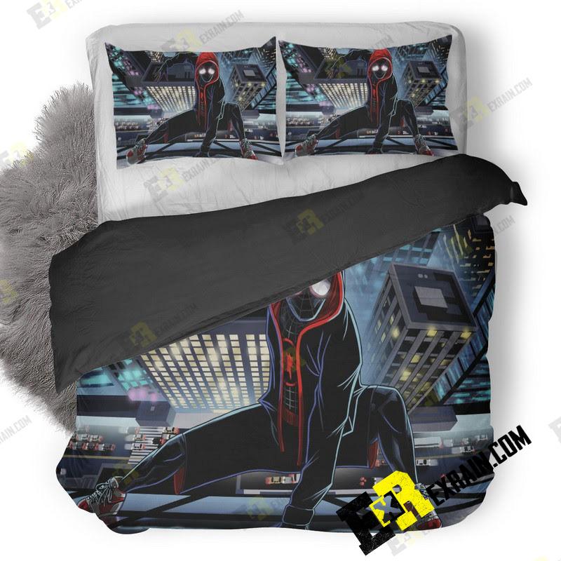 Spiderman Into The Spider Verse Movie Art 11 3D Customized Duvet Cover Bedding Set