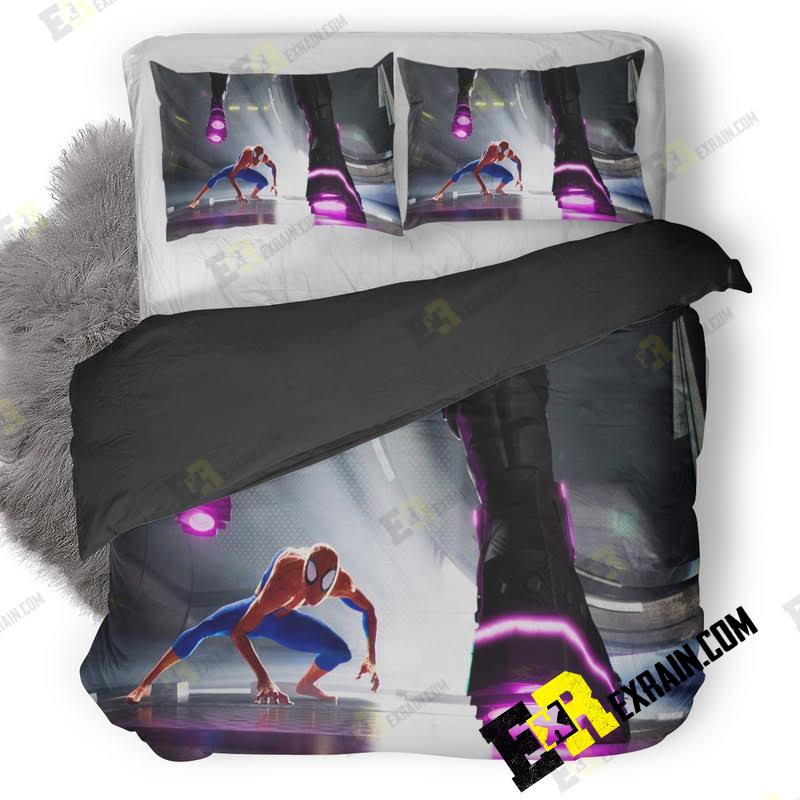 Spiderman Into The Spider Verse Movie Entertainment Weekly 57 3D Customized Duvet Cover Bedding Set