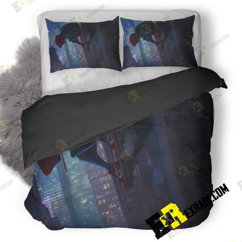 Spiderman Into The Spider Verse Movie Od 3D Customized Duvet Cover Bedding Set