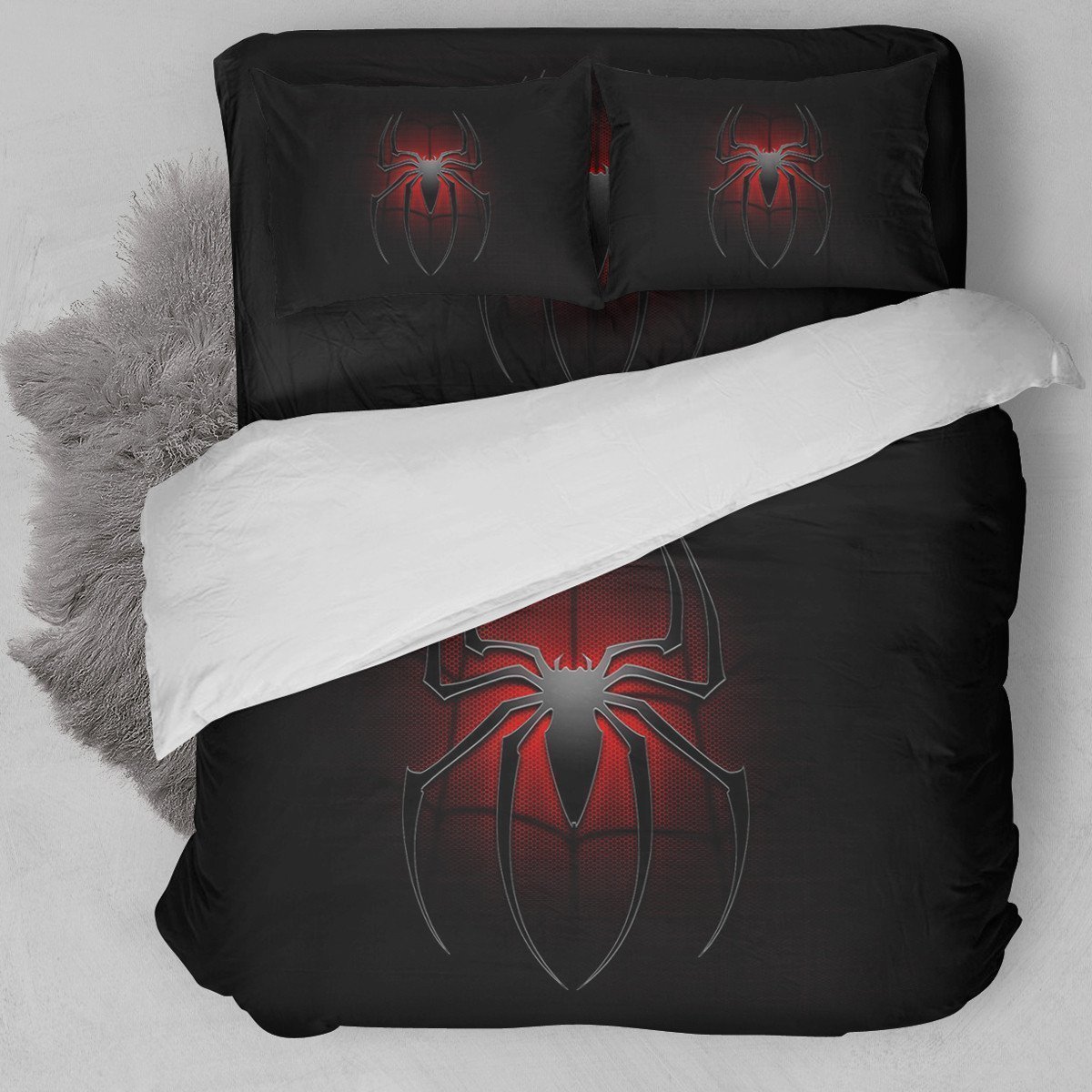 Spiderman Logo Duvet Cover Bedding Set