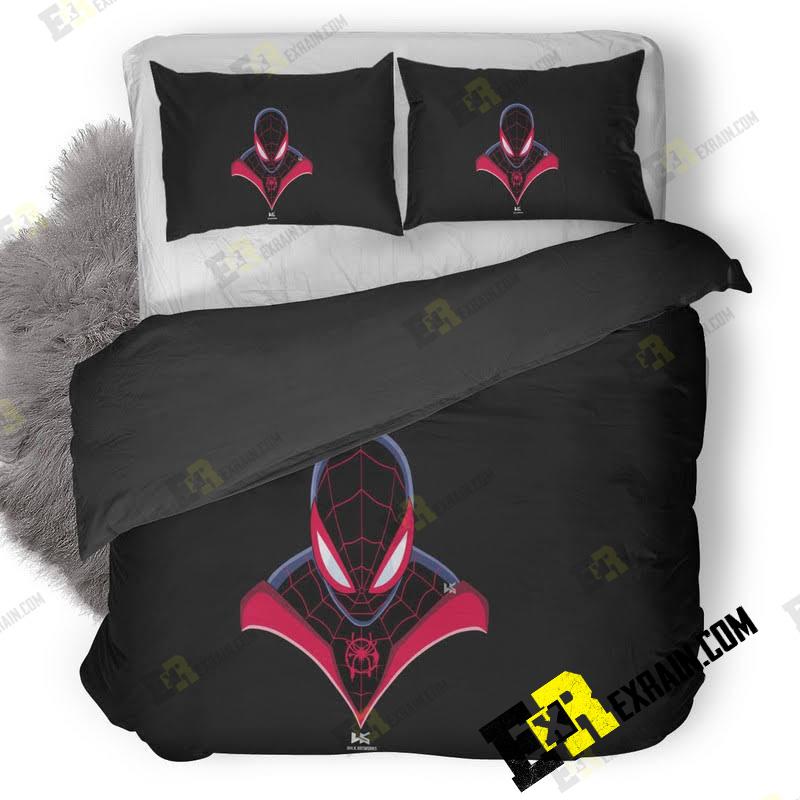 Spiderman Miles Morales Art 0M 3D Customized Duvet Cover Bedding Set