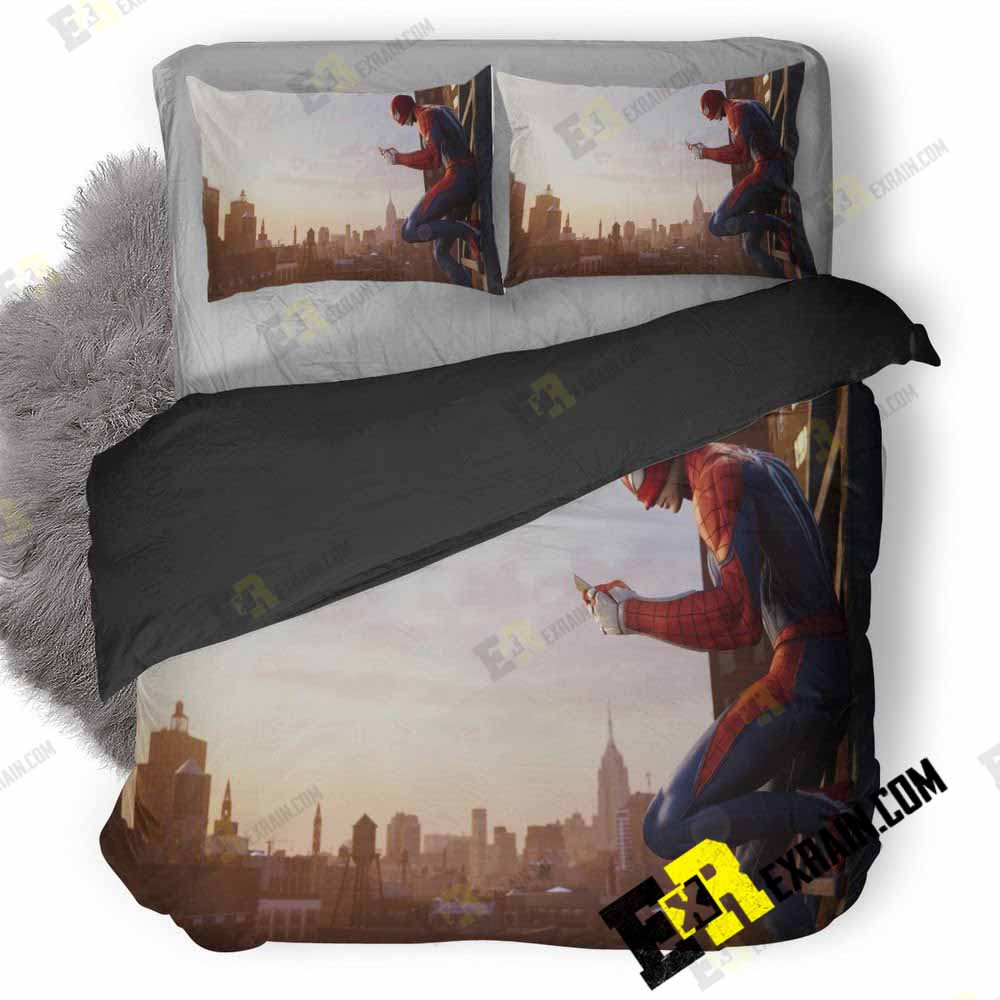 Spiderman Ps 3D Customized Duvet Cover Bedding Set