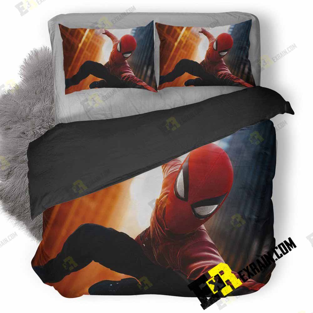 Spiderman Ps 3D Customized Duvet Cover Bedding Set