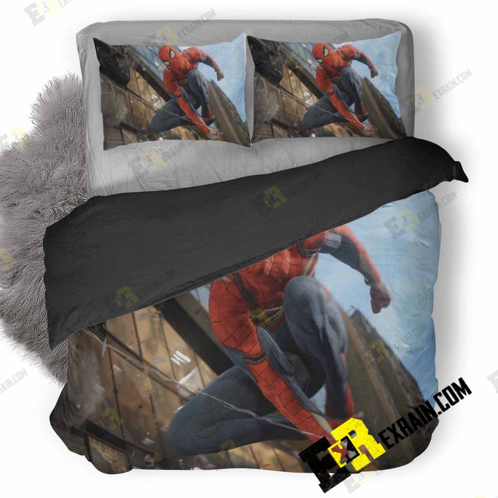 Spiderman Ps 3D Customized Duvet Cover Bedding Set