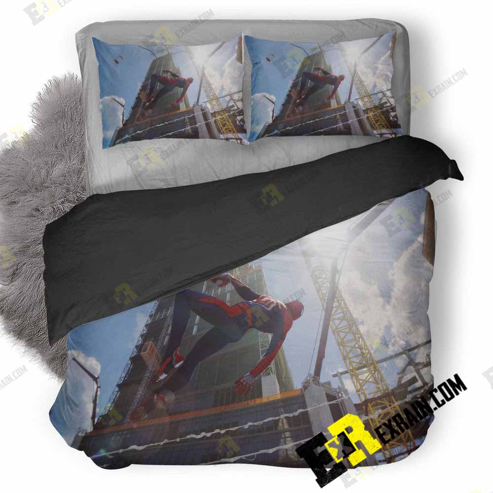 Spiderman Ps 3D Customized Duvet Cover Bedding Set