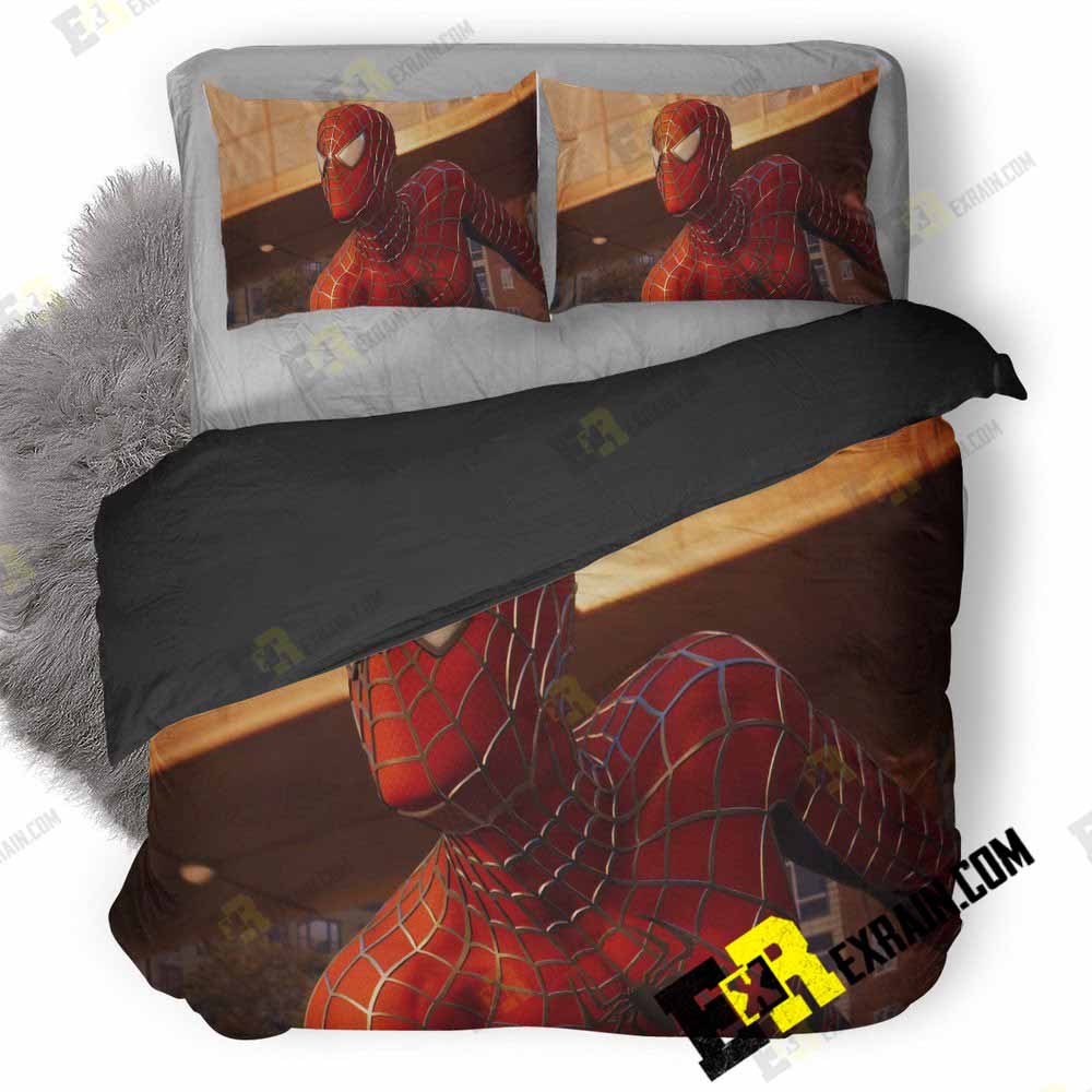 Spiderman Ps 3D Customized Duvet Cover Bedding Set