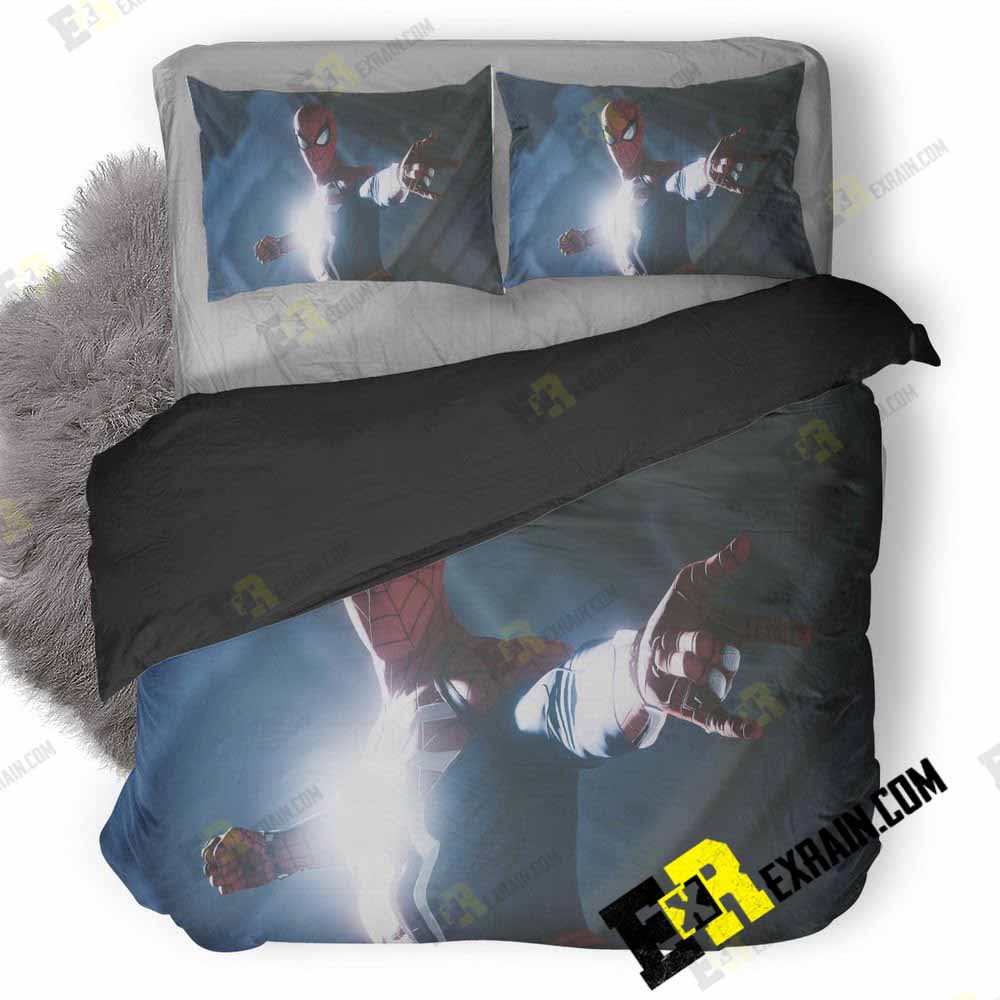 Spiderman Ps 3D Customized Duvet Cover Bedding Set