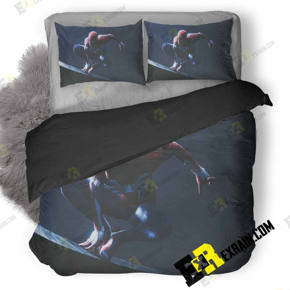 Spiderman Ps 3D Customized Duvet Cover Bedding Set