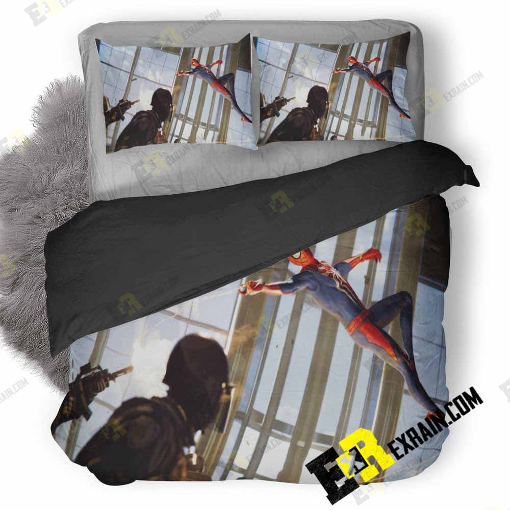 Spiderman Ps 3D Customized Duvet Cover Bedding Set