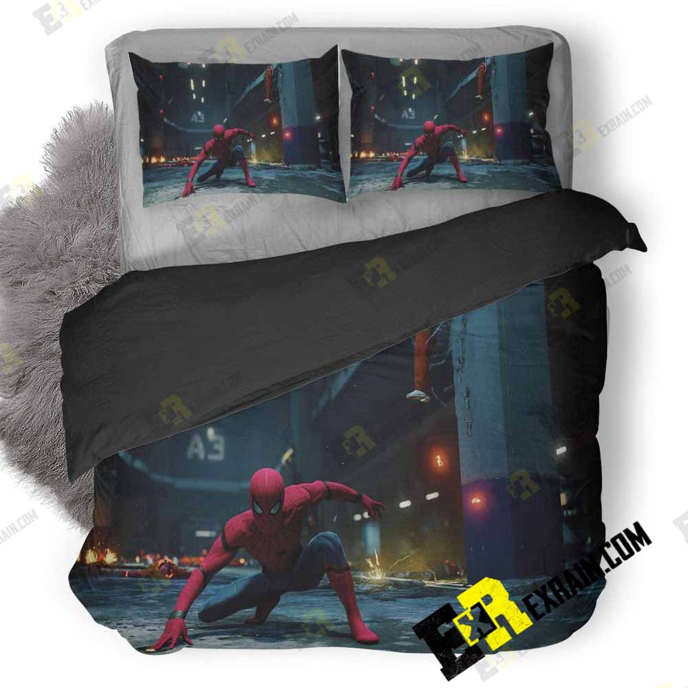 Spiderman Ps 3D Customized Duvet Cover Bedding Set