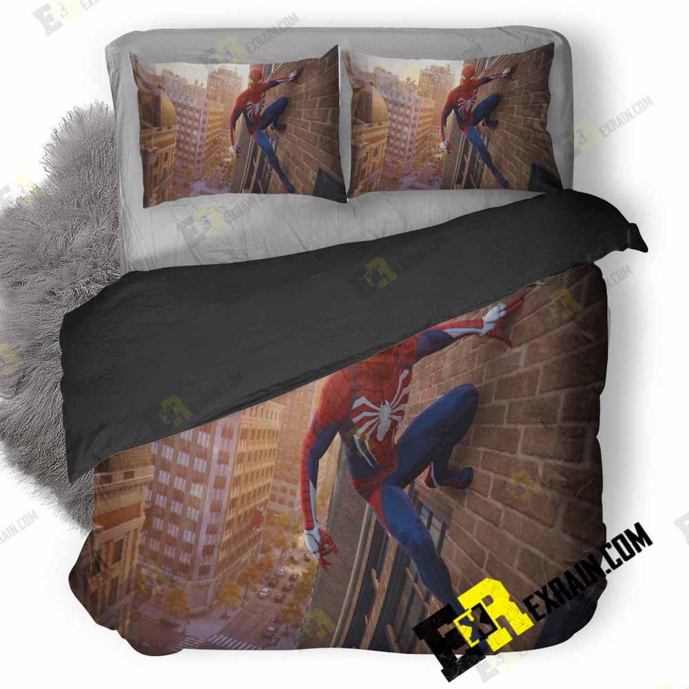 Spiderman Ps 3D Customized Duvet Cover Bedding Set