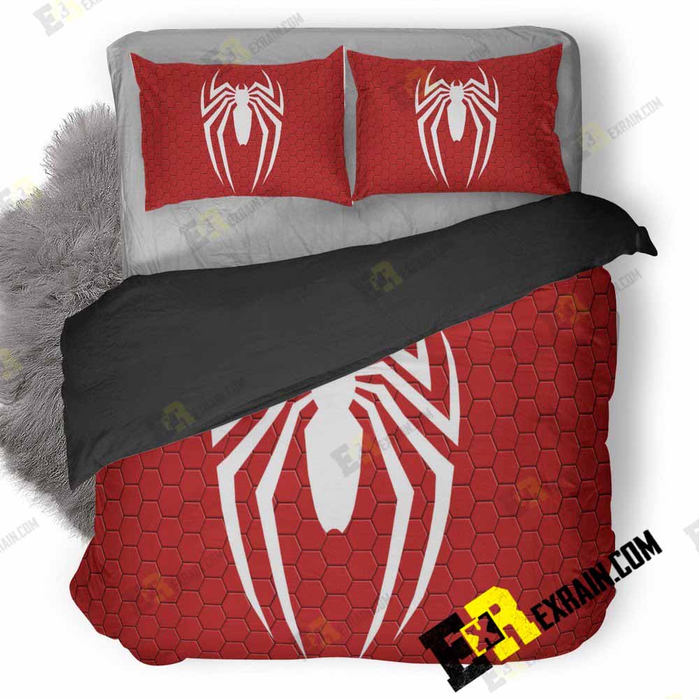 Spiderman Ps 3D Customized Duvet Cover Bedding Set