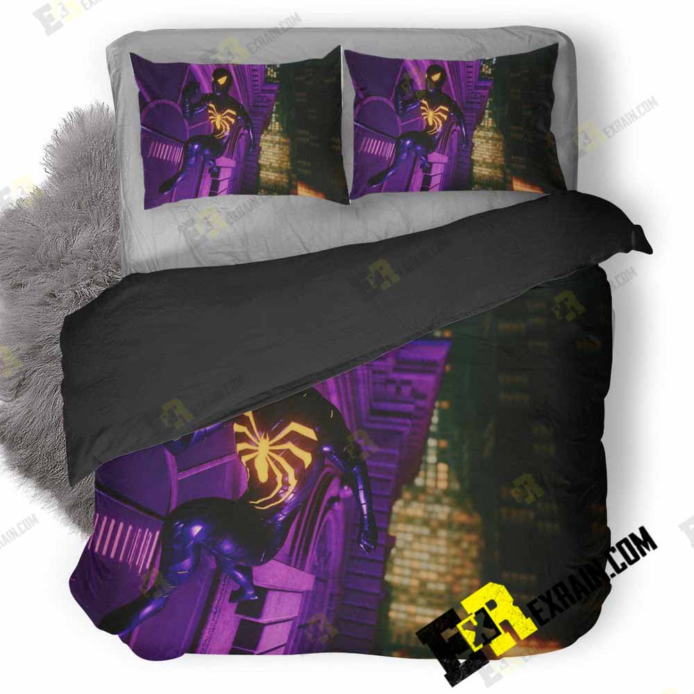 Spiderman Ps 3D Customized Duvet Cover Bedding Set