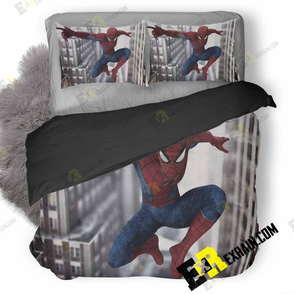 Spiderman Ps 3D Customized Duvet Cover Bedding Set