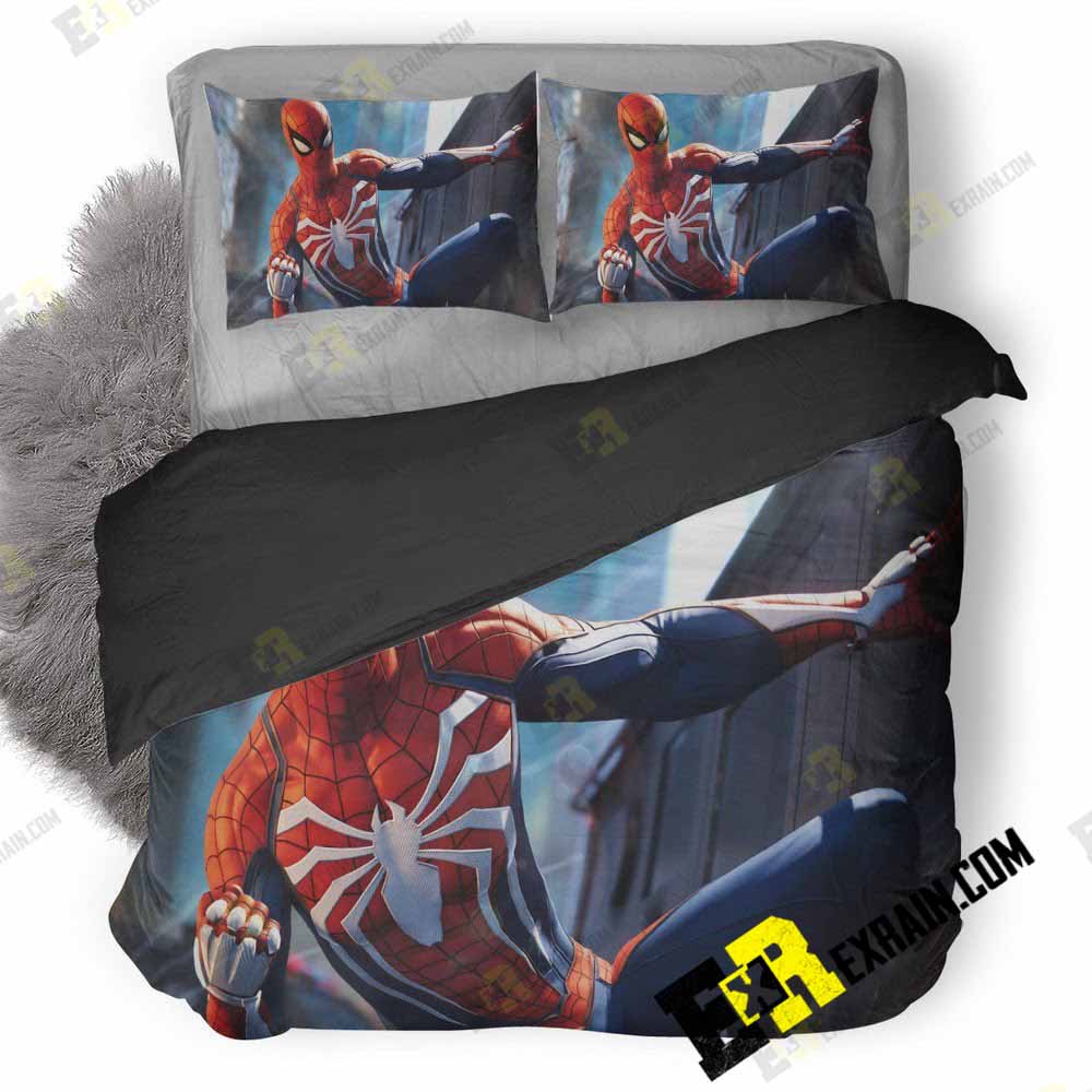 Spiderman Ps 3D Customized Duvet Cover Bedding Set