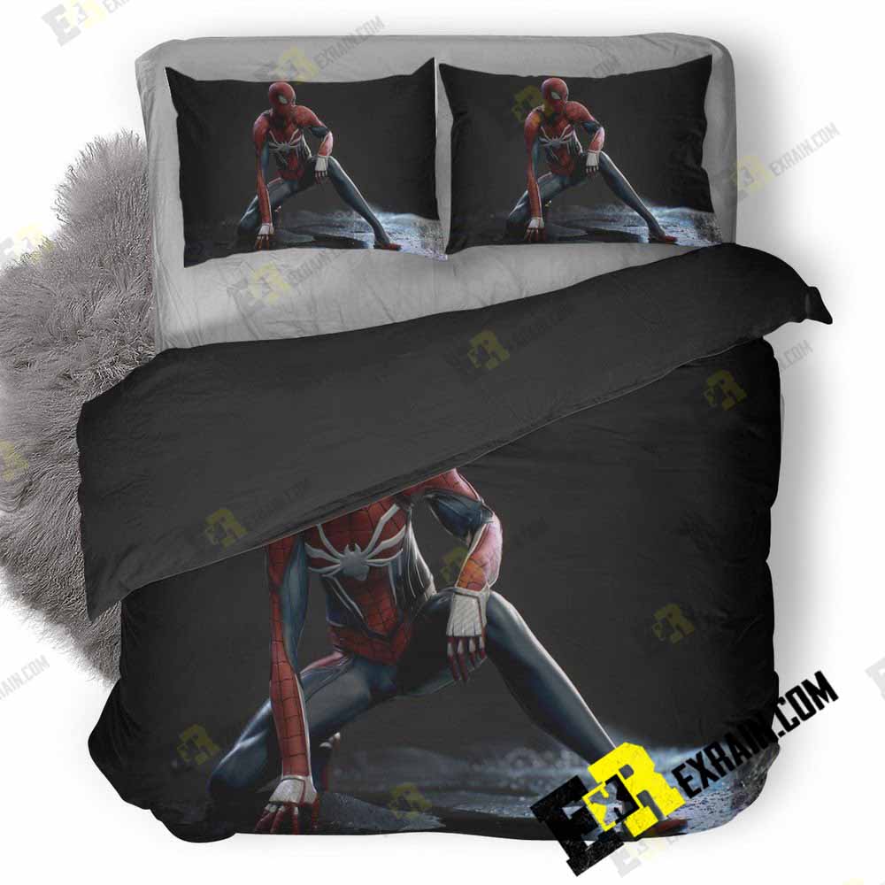 Spiderman Ps 3D Customized Duvet Cover Bedding Set