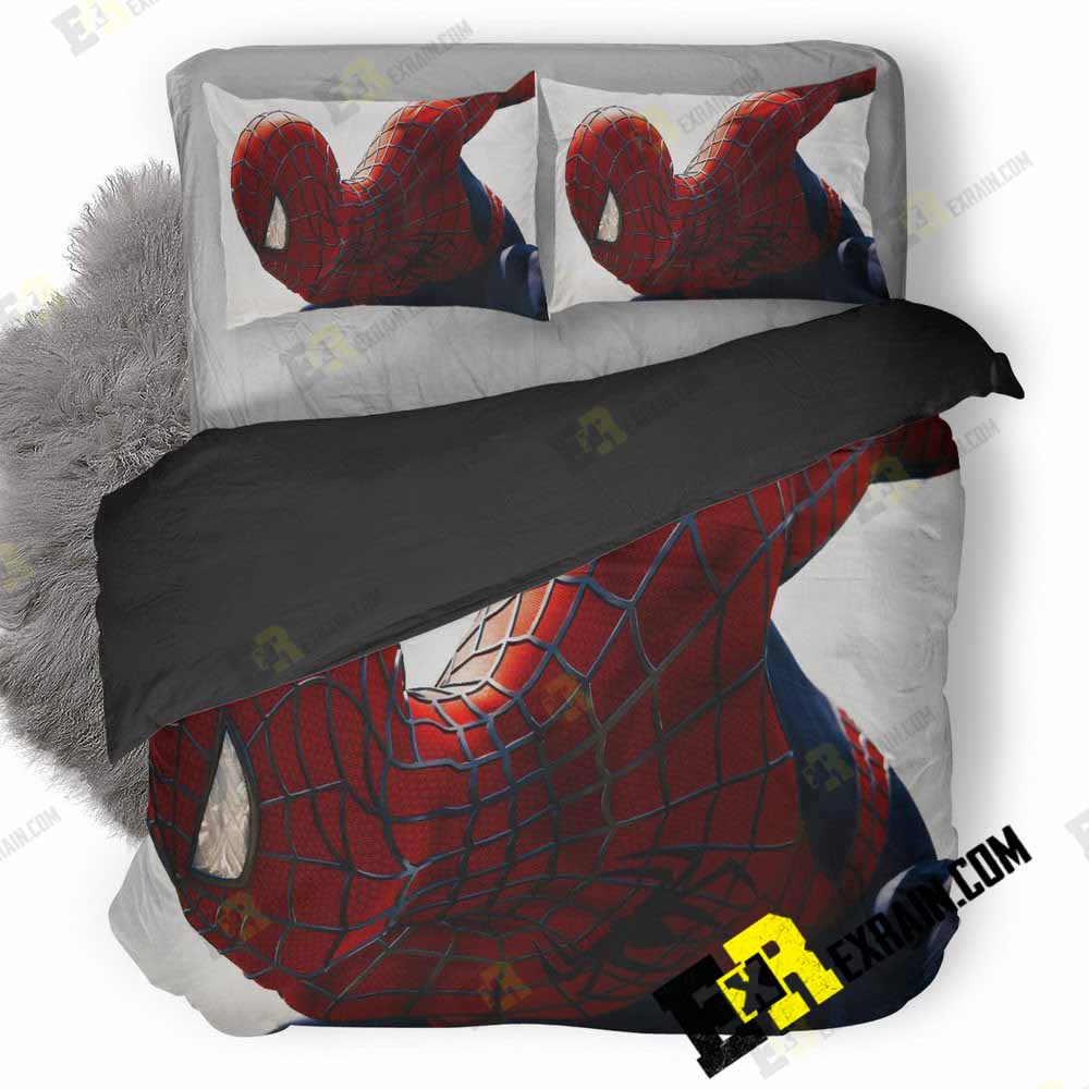 Spiderman Ps 3D Customized Duvet Cover Bedding Set