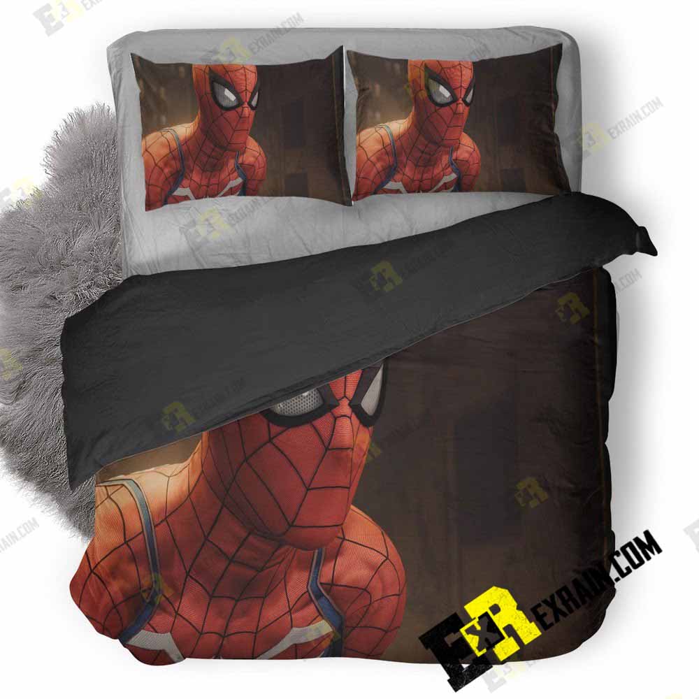 Spiderman Ps 3D Customized Duvet Cover Bedding Set