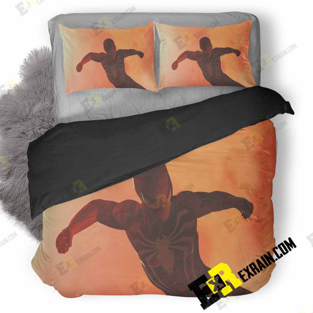 Spiderman Ps 3D Customized Duvet Cover Bedding Set