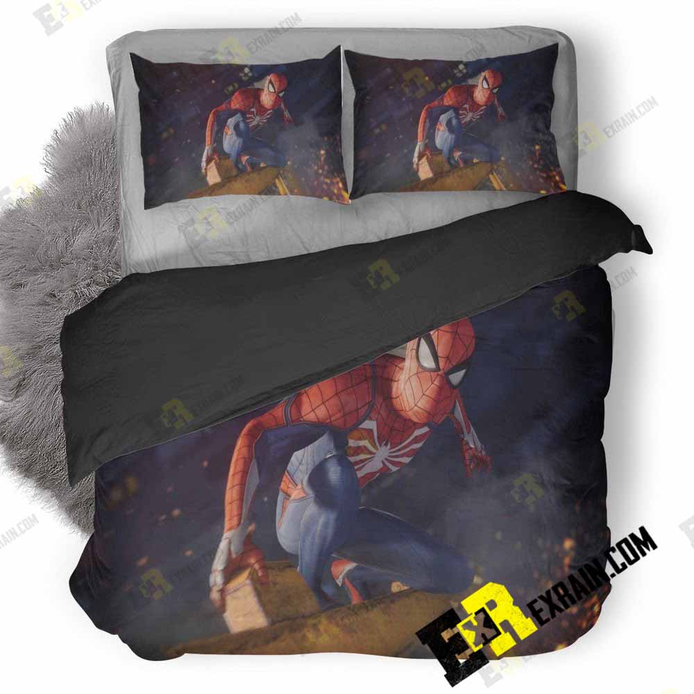 Spiderman Ps 3D Customized Duvet Cover Bedding Set