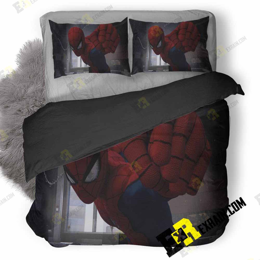 Spiderman Ps 3D Customized Duvet Cover Bedding Set
