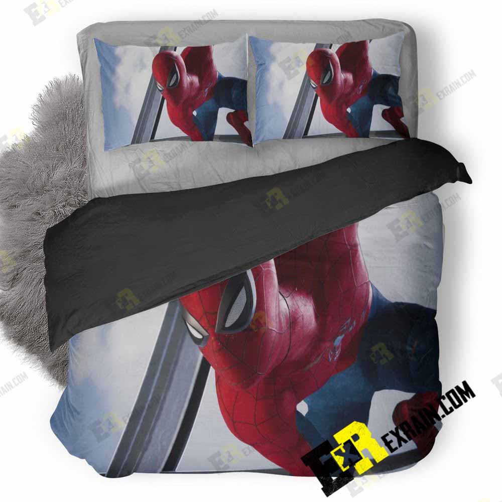 Spiderman Ps 3D Customized Duvet Cover Bedding Set