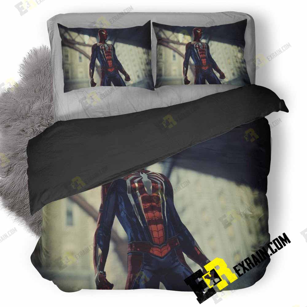 Spiderman Ps 3D Customized Duvet Cover Bedding Set
