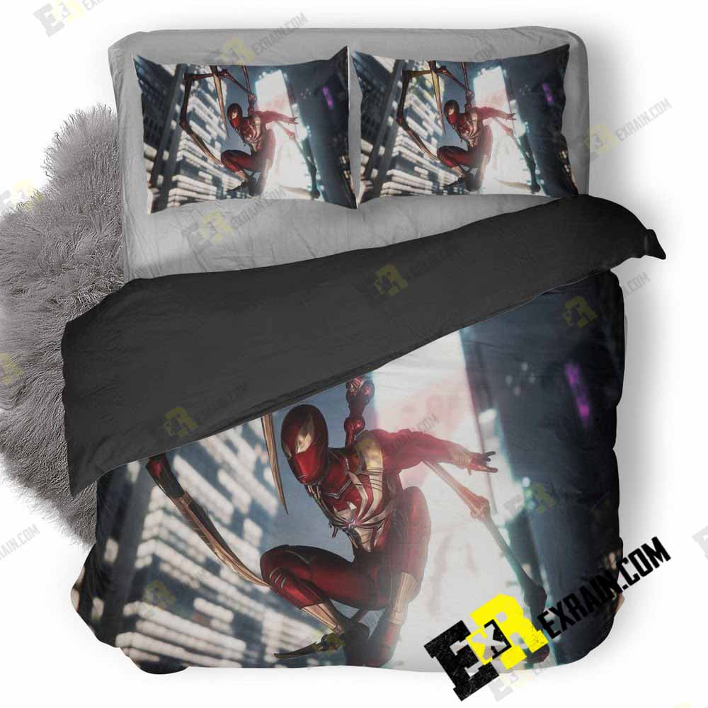 Spiderman Suit Ps 3D Customized Duvet Cover Bedding Set