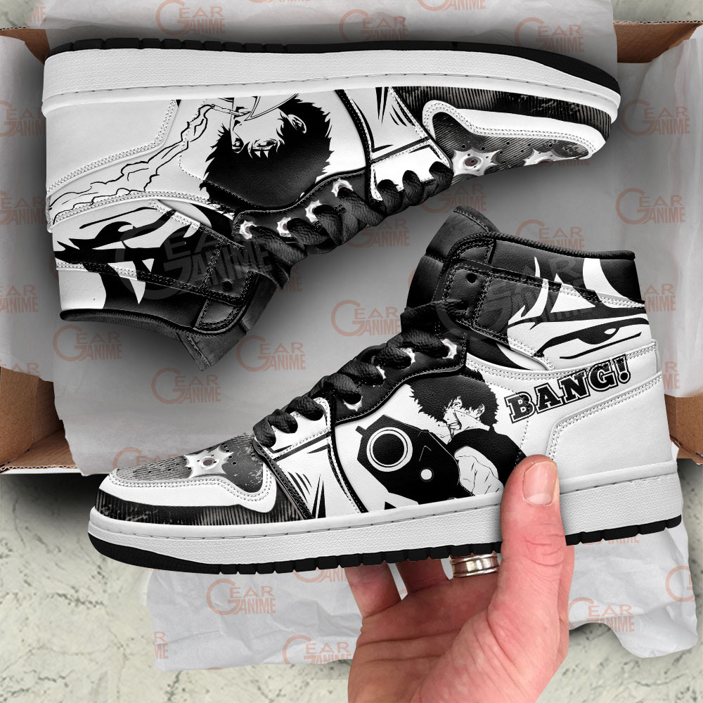 Spike Spiegel JD1s Sneakers Cowboy Bebop Anime Shoes, Air Jordan Hightop