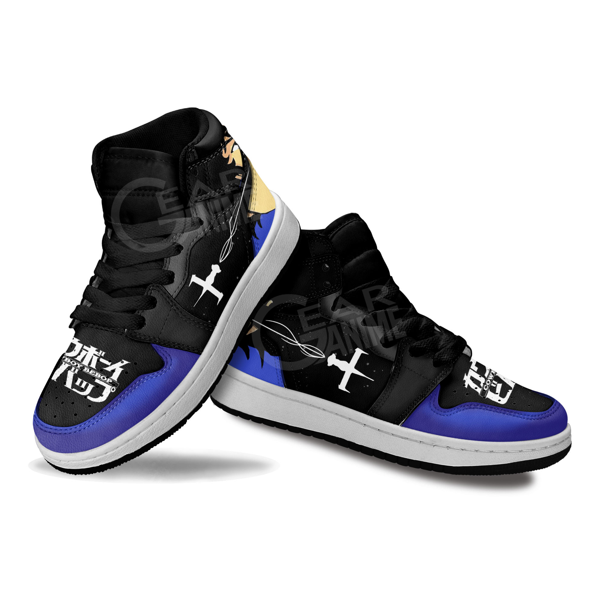 Spike Spiegel Kids Sneakers Cowboy Bebop Anime Kids Shoes