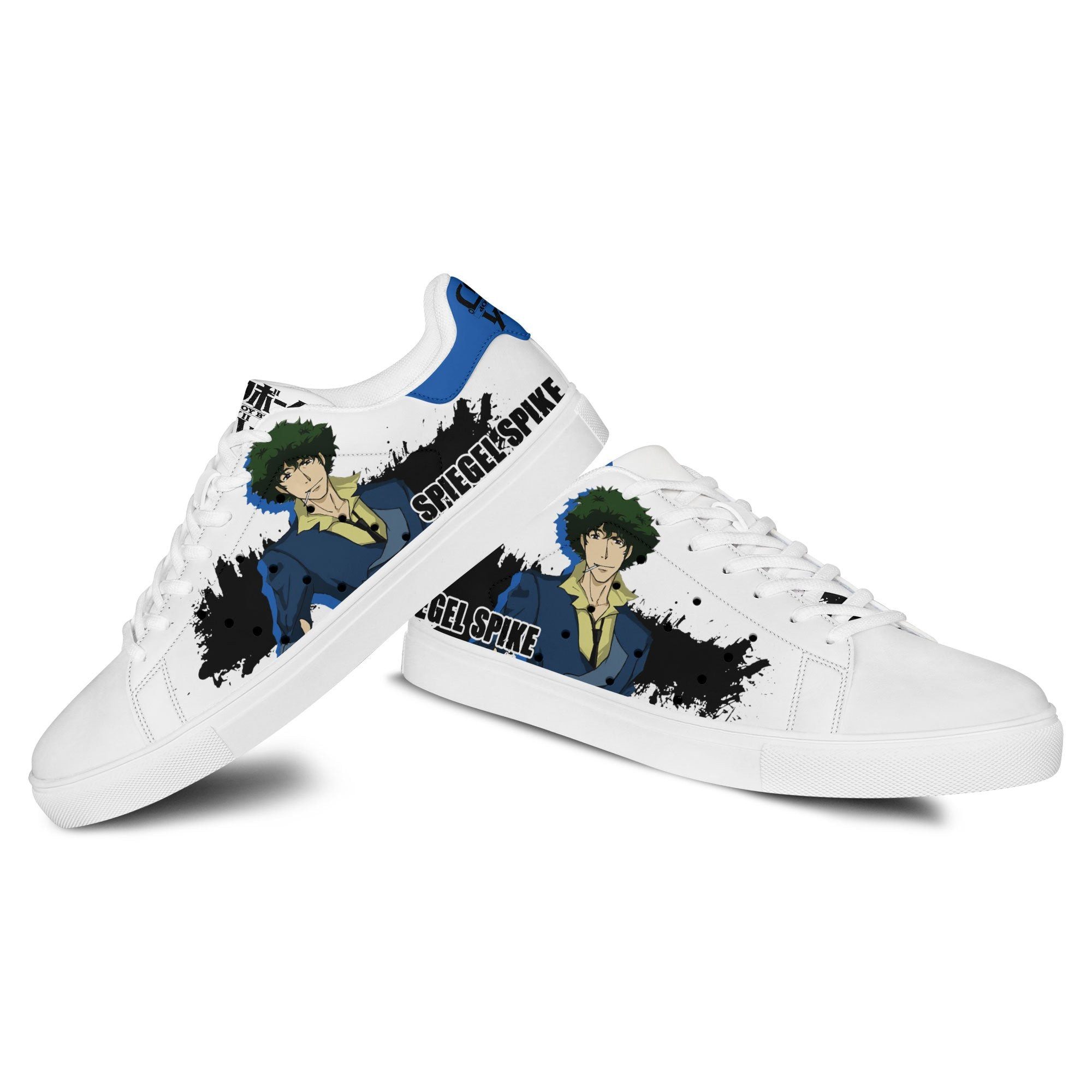 Spike Spiegel Skate Sneakers Custom Cowboy Bebop Anime Shoes