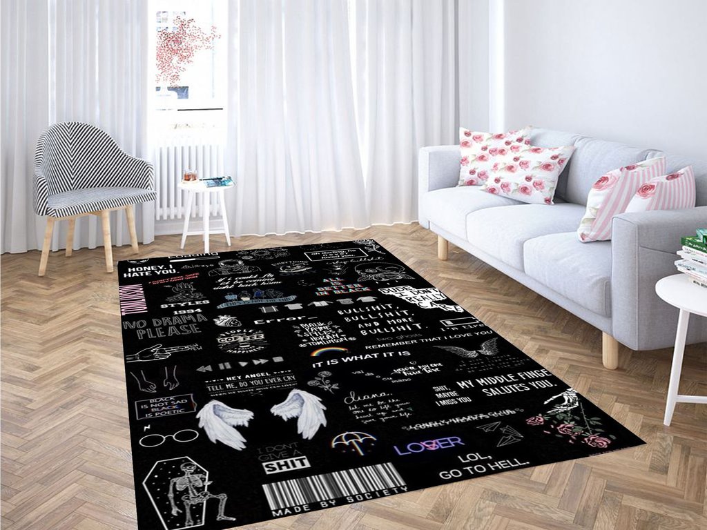 Spirit Umbrella Background Living Room Modern Carpet Rectangle Rug