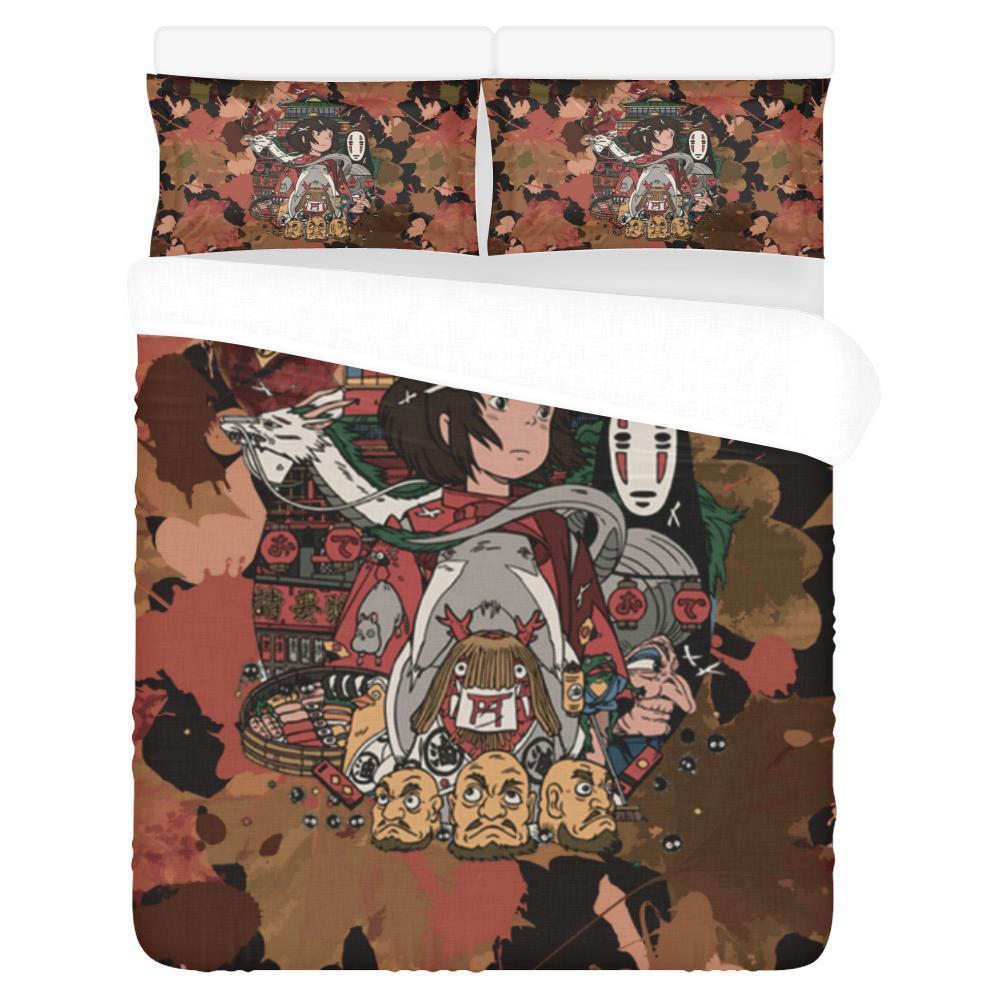 Spirited Away 3D Customized Duvet Cover Bedding Set