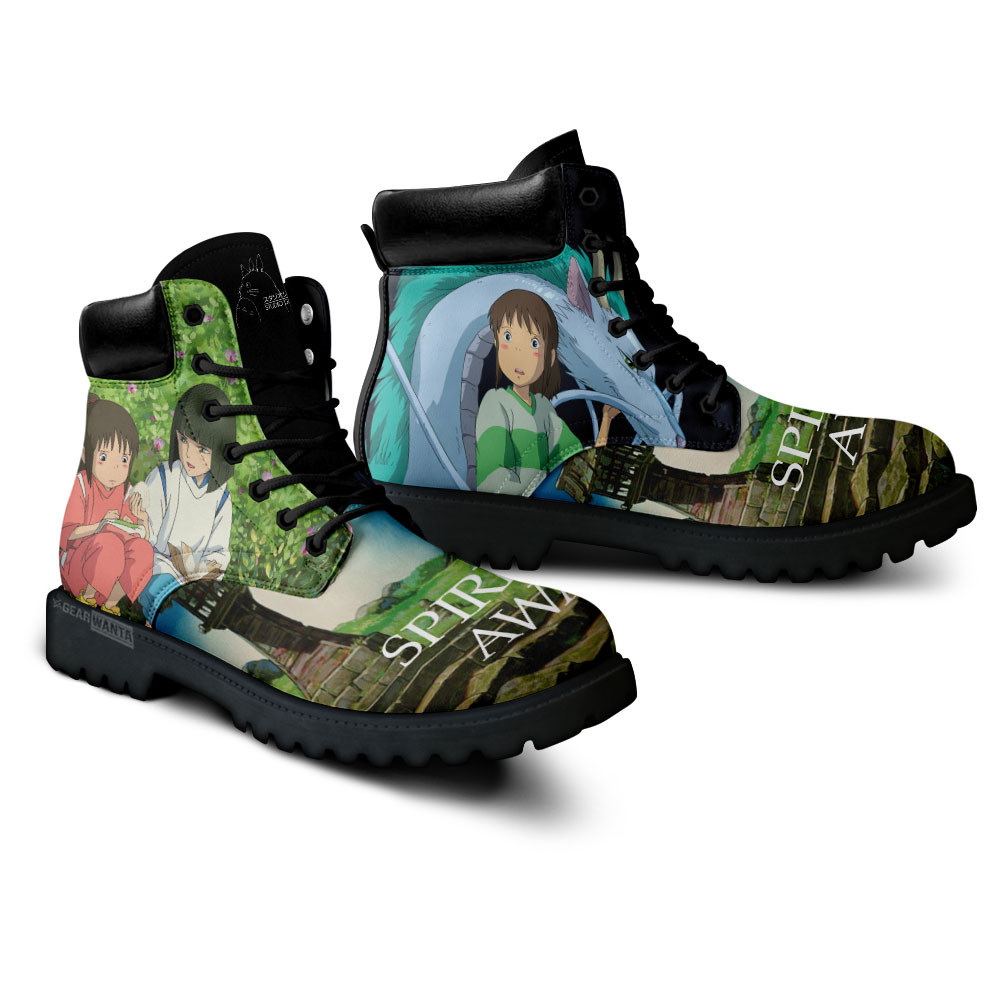 Spirited Away Boots Anime Custom Shoes