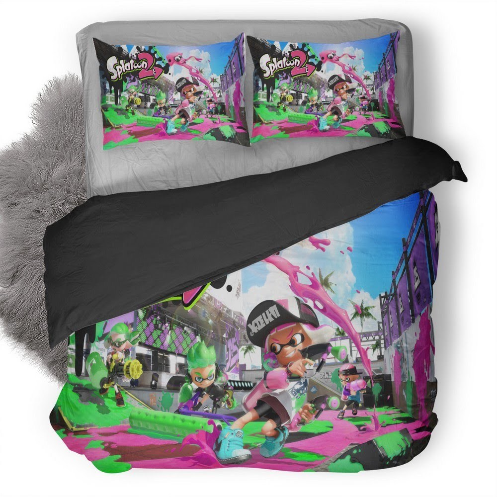 Splantoon 3D Customized Duvet Cover Bedding Set