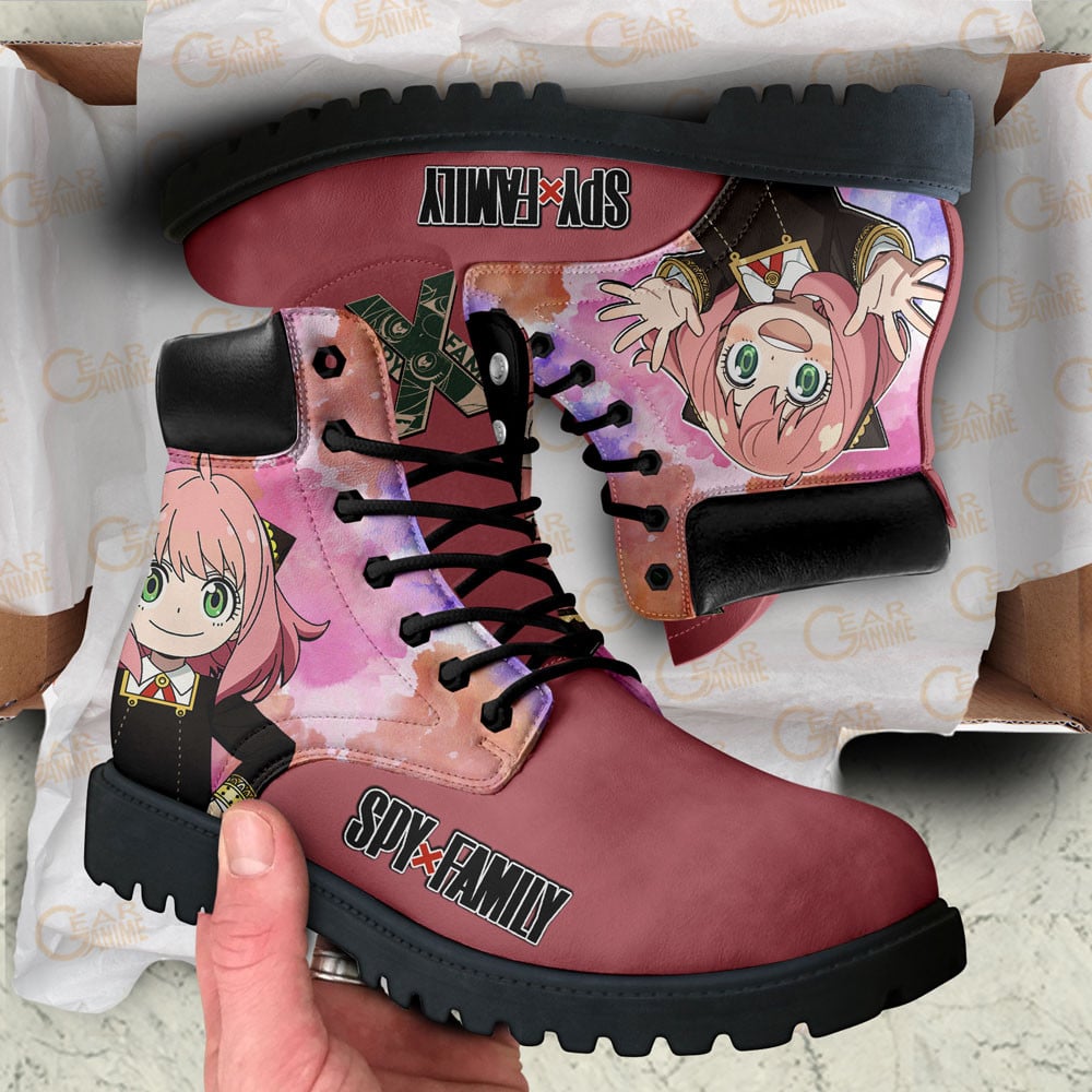 Spy x Family Anya Forger Boots Anime Custom Shoes