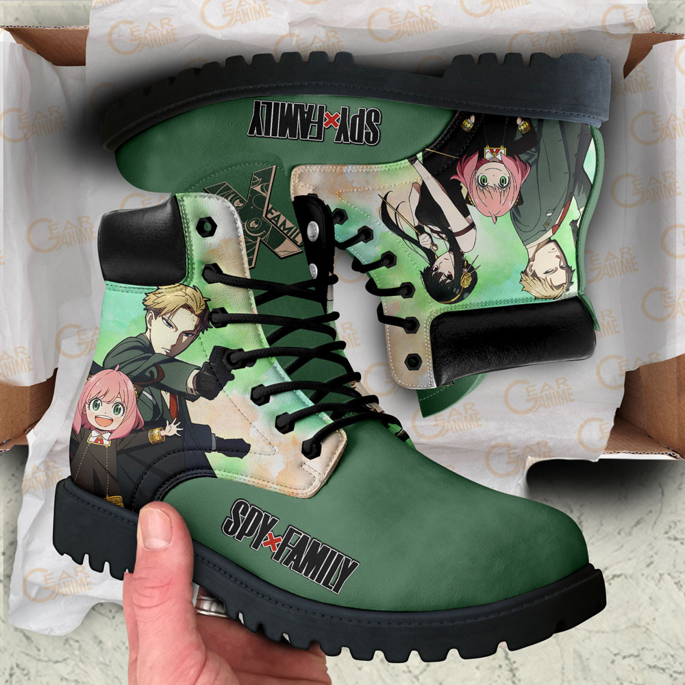 Spy x Family Forger Family Boots Anime Custom Shoes