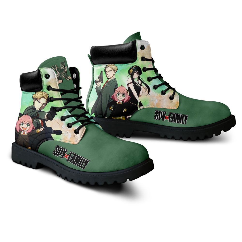 Spy x Family Forger Family Boots Anime Custom Shoes